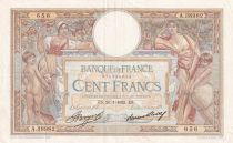 France 100 Francs Luc Olivier Merson - 26-01-1933 -  Serial A.38982