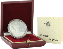 France 100 Francs Statue of Liberty - 1986 - Silver - With box and certificate - Proof