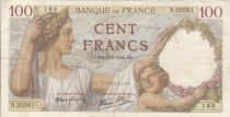 France 100 Francs Sully - 03-04-1941 - Serial N.20561