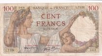 France 100 Francs Sully - 08-02-1940 - Serial L.7128