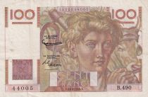 France 100 Francs Young Farmer - 02-10-1952 - Serial B.490