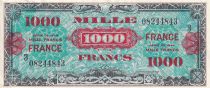 France 1000 Francs - Allied Military Currency - 1945 - Serial 3 - XF to AU - P.125