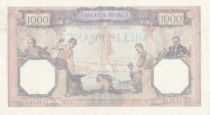 France 1000 Francs - Ceres and Mercury - 03-11-1938 - Serial W.5108