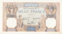 France 1000 Francs - Ceres and Mercury - 21-09-1939 - Serial J.7935