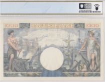 France 1000 Francs - Commerce and Industry - 06-07-1944 Serial D.3620