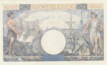 France 1000 Francs - Commerce and Industry - 06-07-1944 Serial F.3620