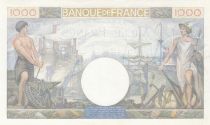 France 1000 Francs - Commerce and Industry - 19-12-1940 - Serial M.1419