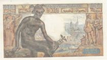 France 1000 Francs - Demeter - 07-01-1943 - Serial T.2989