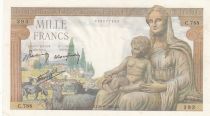 France 1000 Francs - Demeter - 20-06-1942 - Serial C.788