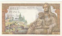 France 1000 Francs - Demeter - 28-01-1943 - Serial E.3642