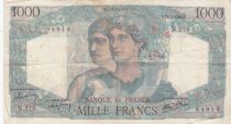 France 1000 Francs - Minerva and Hercules - 16-05-1946 - Serial N.270- F - P.130