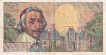 France 1000 Francs - Richelieu - 01-12-1955 - Serial A.206 - P.134