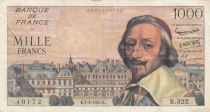 France 1000 Francs - Richelieu - 07-03-1957 - Serial R.322