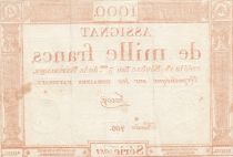 France 1000 Francs 18 Nivose n III (7.1.1795) - Sign. Farcy