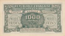 France 1000 Francs Marianne - Trésor Central 1945 - Série 72A