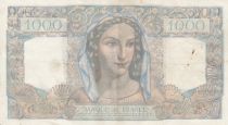 France 1000 Francs Minerva and Hercules - 05-05-1948 - Serial A.407