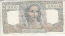 France 1000 Francs Minerva and Hercules - 05-05-1948 - Serial J.403