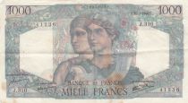 France 1000 Francs Minerva and Hercules - 11-07-1946 - Serial J.310