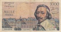 France 1000 Francs Richelieu -  03-02-1955 - Serial L.105