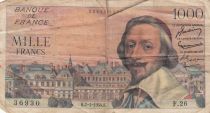 France 1000 Francs Richelieu -  07-01-1954 - Serial F.26 - Fay.42.04