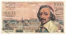 France 1000 Francs Richelieu -  07-01-1954 - Serial U.95 - Fay.42.09