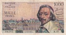 France 1000 Francs Richelieu - 01-10-1953 - Série K.13