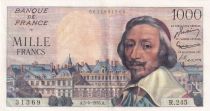 France 1000 Francs Richelieu - 05-04-1956 Serial R.245