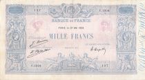 France 1000 Francs Rose et Bleu - 20-05-1925 - Série C.1934 - PTTB