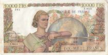 France 10000 Francs - French genieus - 01-09-1955 - Serial T.9614