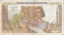 France 10000 Francs - French genius - 07-04-1955 - Serial E.8519