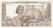 France 10000 Francs - French genius - 30-11-1950 - Serial J.1024