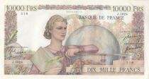 France 10000 Francs - French genius - 30-11-1950 - Serial J.1024