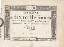 France 10000 francs - Mercure and Ceres - 1795 - Serial 150