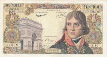 France 10000 Francs Bonaparte - 06-06-1957 - Serial B.80