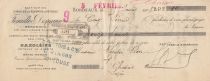 France 12 francs - Bank cheque receipt - Fenaille & Despeaux - 1908