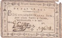 France 15 sous - Catholic and Royal Army - Manlevrier 1794