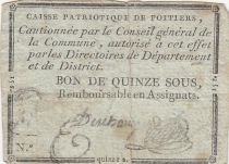 France 15 sous - Vienne - Poitiers - 1791