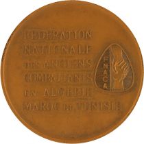 France 15th Anniversary of the End of the Algerian War - 1962-1977 - FNACA - Bronze