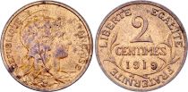 France 2 Centimes Liberty head - 1919