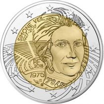 France 2 Euros Commémo. UNC France 2018 - Simone Veil