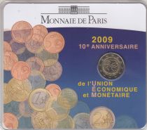 France 2 Euros Economic and Monetary Union - 2009 - BE