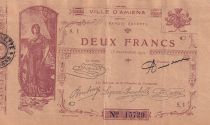 France 2 Francs - Chambre de Commerce d\'Amiens - 1914 - Série S.1 - P.7-3