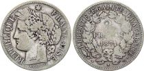 France 2 Francs Ceres - 1871 K Bordeaux - Silver