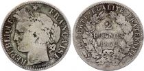 France 2 Francs Ceres - 1872 K Bordeaux Silver