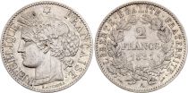 France 2 Francs Cérès - 1881 A Paris Argent