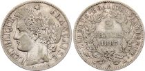 France 2 Francs Cérès - 1887 A Paris Argent