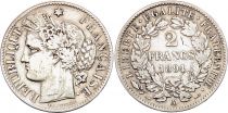 France 2 Francs Cérès - 1894 A Paris Argent