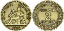 France 2 Francs Chambre de Commerce - 1927