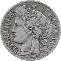 France 2 Francs France Cérès - III ème République - 1887 A Paris