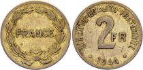 France 2 Francs France Libre - Philadelphia 1944